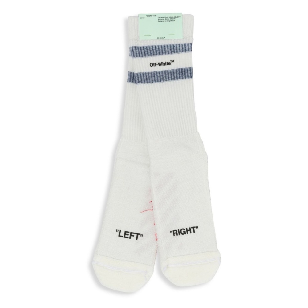 Off-White Reversed Sport Socks White/Blue
